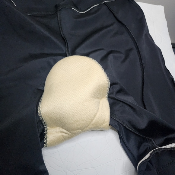 CANARI Padded Cycling Shorts Men's XL Black Bicycle Grip Tigh Athletic Stretch - Picture 10 of 11